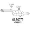 MTS 01.50079 Middle Silencer